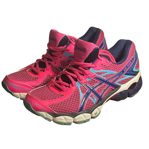 Asics Shoes - Asics Gel Flux 2 Women's Athletic Shoes Running T568N Pink Blue Size 8 1/2